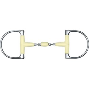 Happy Mouth Double Joint Roller King Dee Horse Bit, 5 1/2