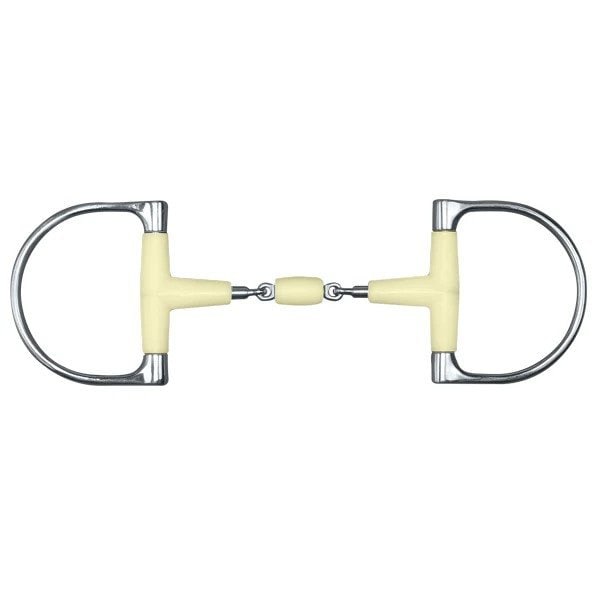 Happy Mouth Double Joint Roller King Dee Horse Bit, 5 1/2