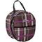 Show in main carousel: Pessoa Alpine 1200D Horse Riding Helmet Bag, Carob Brown/Fuchsia Plaid slide 1 of 1