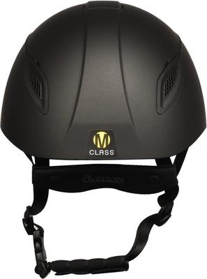 Show full view: Ovation M Class MIPS Horse Riding Helmet, Black/Black, Small slide 3 of 4