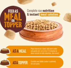 Natural Farm Chicken Morsels Grain-Free Freeze-Dried Dog Food, 8-oz bag slide 2 of 9