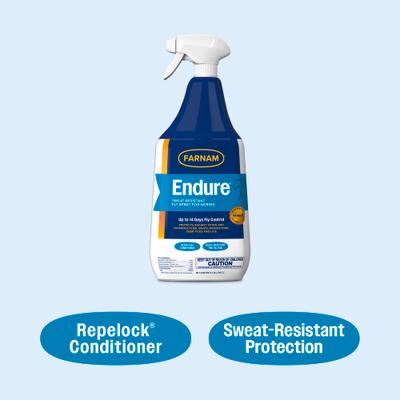 Show full view: Farnam Endure Sweat Resistant Horse Fly Spray, 32-fl oz bottle slide 6 of 12
