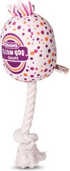 Blow Pop Grape Scented Squeaky Dog Plush & Rope Toy, Medium slide 2 of 9
