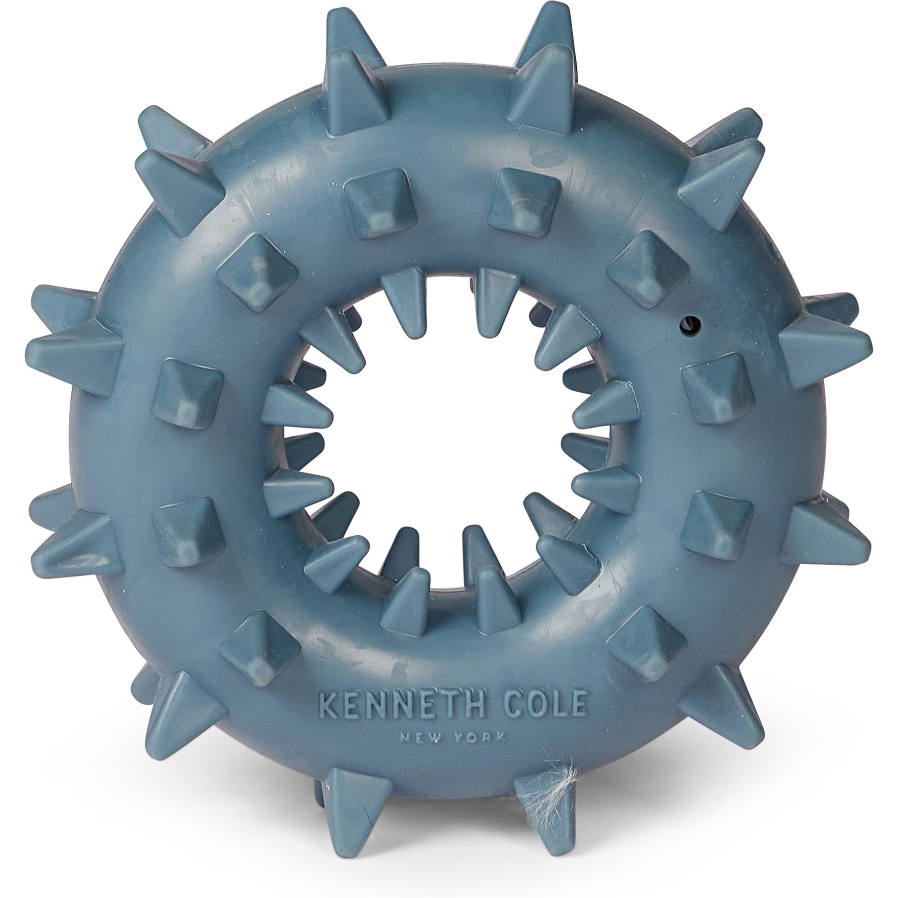 Kenneth Cole Spiked Tough Spiked Ring Dog Chew Toy, Blue