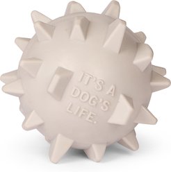 Kenneth Cole Spiked Tough Spiked Ball Dog Chew Toy, Gray