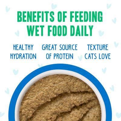 Show full view: BFF Play Pate Lovers Chicken & Tuna Til' Then Grain-Free Wet Cat Food, 2.8-oz can, pack of 12 slide 6 of 13