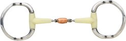 Happy Mouth Double Joint Cpr Roller Cheltenham Horse Bit, 5 1/2