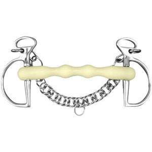 Happy Mouth Mullen Shaped Kimberwick Horse Bit, 5 1/2