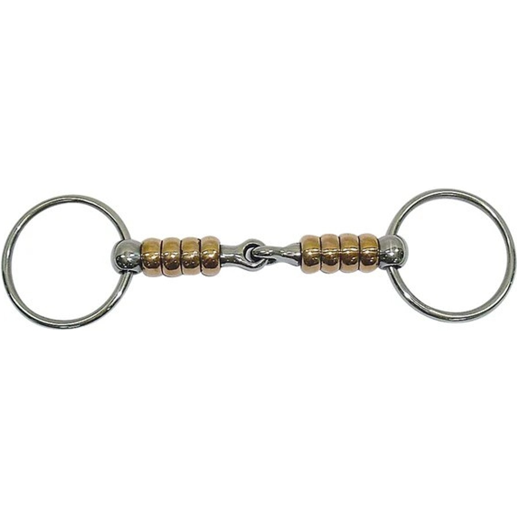 METALAB Magic Copper Cherry Loose Ring Horse Bit, 5-in