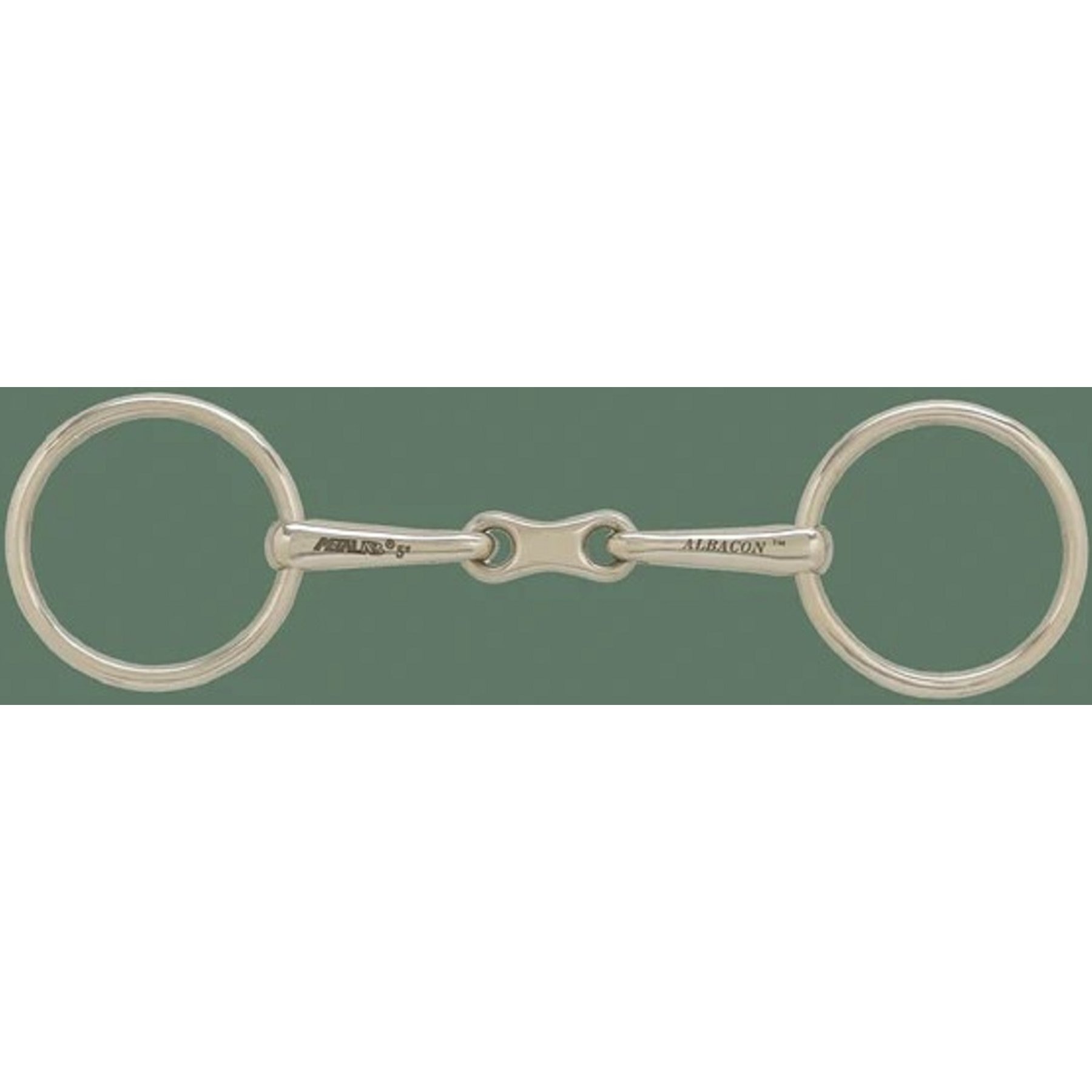 ALBACON French Link Loose Ring Horse Bit, 6-in