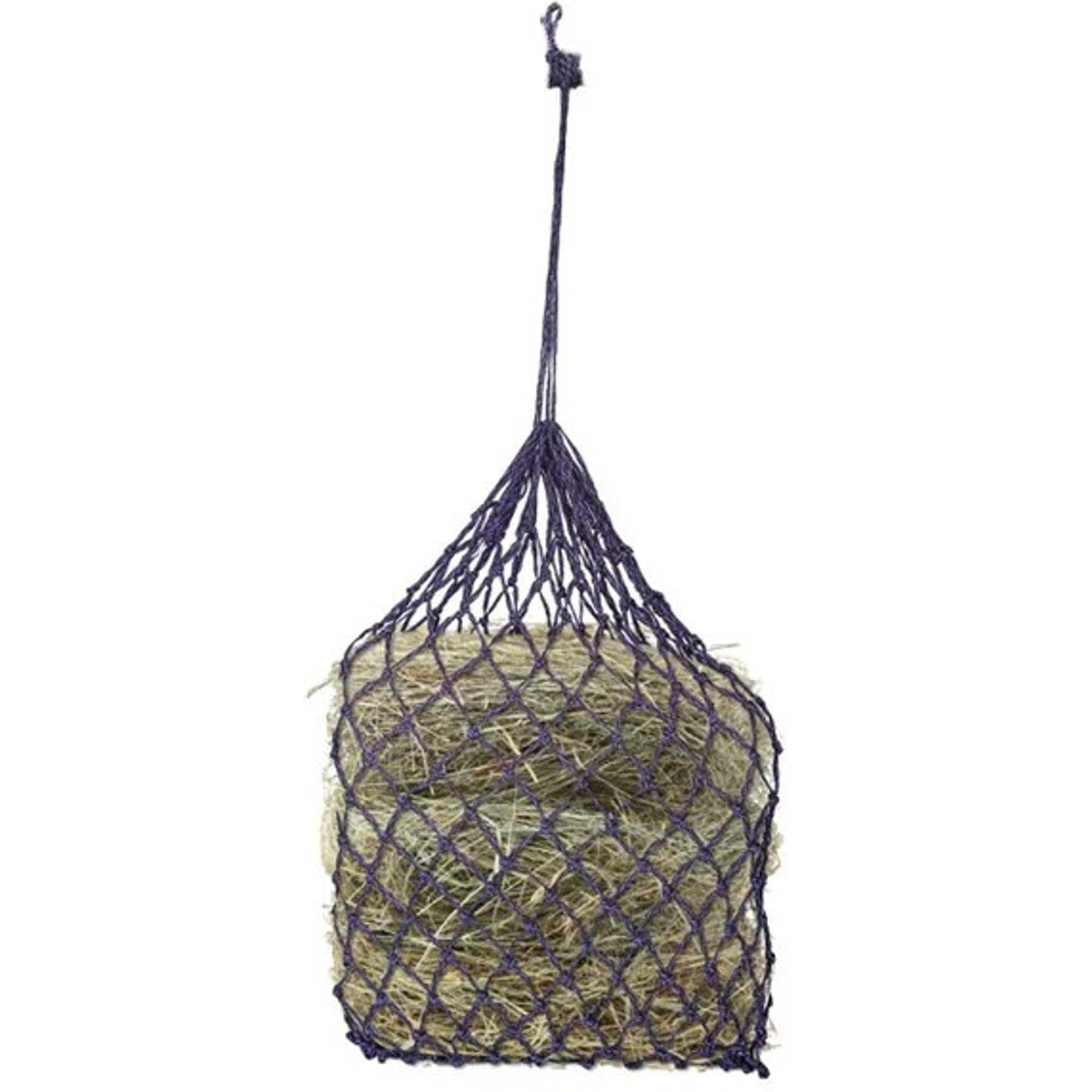 Equi-Essentials Niblet MD Horse Stall Hay Net 42, Black/Purple, Trailer 2-Flake