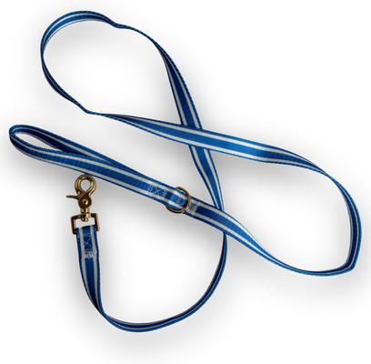 Show full view: IZOD Pet Nylon Dog Collar & Leash Set, Blue Stripe, Small: 10 to 16-in neck, 5/8-in wide slide 5 of 9