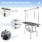 Show in main carousel: LovMor Foldable Dog & Cat Bath Grooming Table with Adjustable Height Arm, Black, 46-in slide 3 of 8