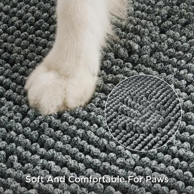 Show full view: Bedsure Indoor Muddy Dog Door Mat, Grey, 19 x 30-in slide 5 of 10