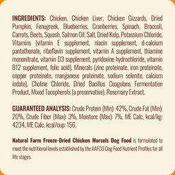 Natural Farm Chicken Patties Grain-Free Freeze-Dried Dog Food, 14-oz bag slide 2 of 9