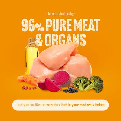 Show full view: Natural Farm Chicken Morsels Grain-Free Freeze-Dried Dog Food, 3.5-oz bag slide 4 of 11