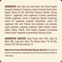 Natural Farm Beef Morsels Grain-Free Freeze-Dried Dog Food, 8-oz bag slide 2 of 9