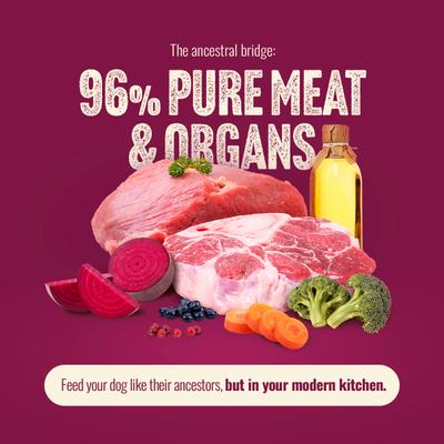 Show full view: Natural Farm Beef Morsels Grain-Free Freeze-Dried Dog Food, 8-oz bag slide 4 of 11