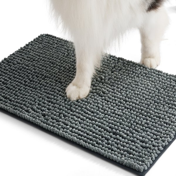 Show full view: Bedsure Indoor Muddy Dog Door Mat, Grey, 16 x 24-in slide 1 of 10