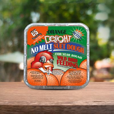 Show full view: C&S Orange Delight No Melt Suet Dough Wild Bird Food, case of 12 slide 9 of 12