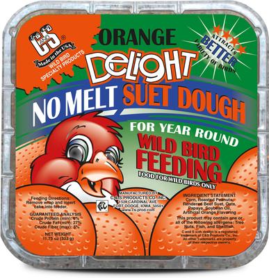 Show full view: C&S Orange Delight No Melt Suet Dough Wild Bird Food, case of 12 slide 2 of 12