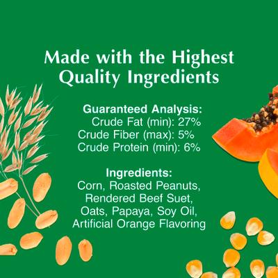 Show full view: C&S Orange Delight No Melt Suet Dough Wild Bird Food, case of 12 slide 3 of 12