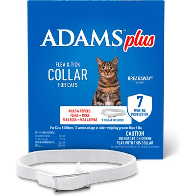 ADAMS ADAMS Plus Flea & Tick Breakaway Collar for Cats, 1 count