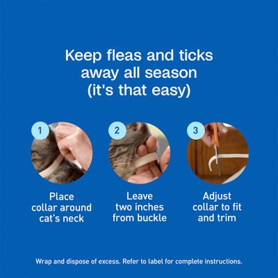 Show full view: Adams Plus Flea & Tick Breakaway Collar for Cats, 1 count slide 9 of 11