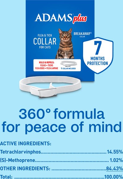 Show full view: Adams Plus Flea & Tick Breakaway Collar for Cats slide 8 of 10