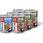 ORIJEN Tundra & Original Variety Pack Real Meat Shreds Wet Dog Food, 12.8-oz can, case of 6