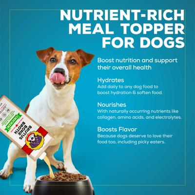Show full view: Brutus Broth Chicken Bone Broth Hip & Joint with Glucosamine Dog Food Topper, 32-oz box slide 3 of 13