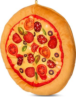 Show full view: Bow-Wow Pet Pizza Squeaky Dog Plush Toy slide 2 of 8