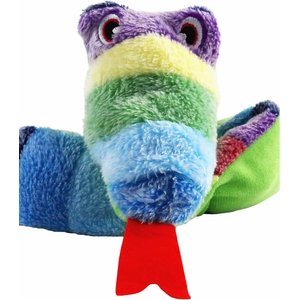 Bow-Wow Pet Snake Squeaky Dog Plush Toy, 35-in