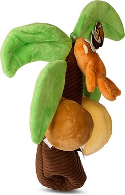 Show full view: Bow-Wow Pet Palm Tree Hide & Seek Squeaky Dog Plush Toy, 10-in slide 2 of 9