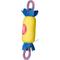 Show in main carousel: Dubble Bubble Candy Wrapper with Rope Handles Squeaky Dog Plush Toy slide 4 of 4
