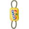 Show in main carousel: Dots Plush Candy Wrapper with Rope Handles Squeaky Dog Plush Toy slide 1 of 2