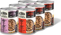 ACANA Premium Beef & Lamb Chunks in Bone Broth Variety Pack Grain-Free Wet Dog Food, 12.8-oz can, cas...