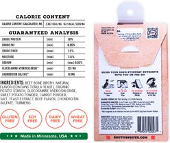 Brutus Broth Beef Bone Broth Powder Hip & Joint with Glucosamine On-the-Go Dog Food Topper, 5 count​ slide 2 of 8