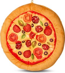 Bow-Wow Pet Pizza Squeaky Dog Plush Toy