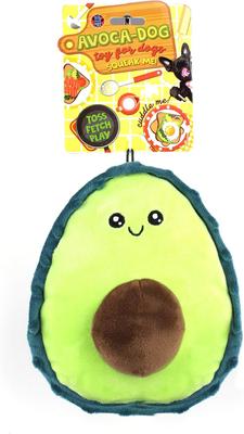 Show full view: Bow-Wow Pet Avocado Squeaky Dog Plush Toy slide 7 of 8