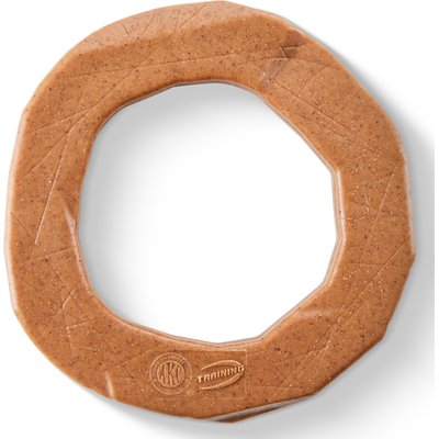 American Kennel Club American Kennel Club AKC Training Peanut Butter Scented Ring Wood-Infused Dog Chew Toy