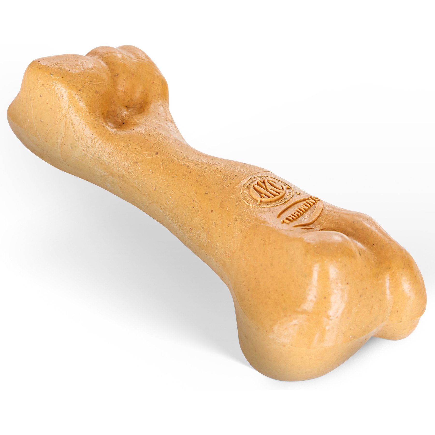 American Kennel Club AKC Training Beef Scented Thick Bone Wood-Infused Dog Chew Toy
