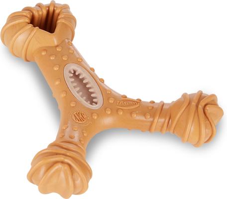 Show full view: American Kennel Club AKC Training Chicken Scented Wishbone Wood-Infused Dog Chew Toy slide 7 of 9