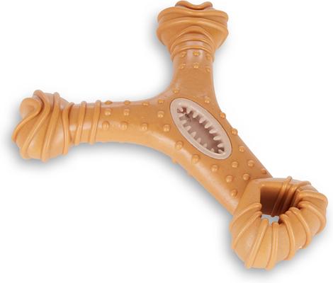 Show full view: American Kennel Club AKC Training Chicken Scented Wishbone Wood-Infused Dog Chew Toy slide 8 of 9
