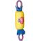 Show in main carousel: Dubble Bubble Candy Wrapper with Rope Handles Squeaky Dog Plush Toy slide 3 of 4