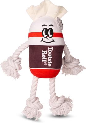 Show full view: Tootsie Roll Candy Man Squeaky Dog Plush Toy slide 8 of 8