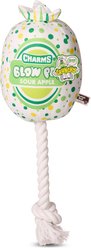 Blow Pop Apple Scented Squeaky Dog Plush & Rope Toy, Medium