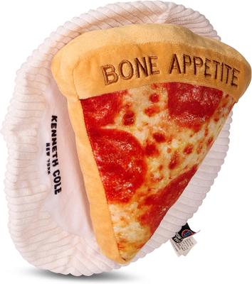 Show full view: Kenneth Cole Pizza Squeaky Dog Plush Toy slide 3 of 3