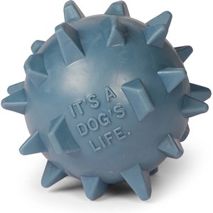 Kenneth Cole Spiked Tough Spiked Ball Dog Chew Toy, Blue