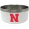 Show in main carousel: ShopInstaPets NCAA Stainless Steel Dog Bowl, 32-oz, Nebraska Cornhuskers slide 1 of 3